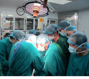 Ghép đa tạng thành công tại Học viện Quân y 