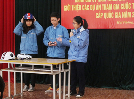 Học sinh Hải Phòng tham dự cuộc thi khoa học kỹ thuật quốc gia – 2014